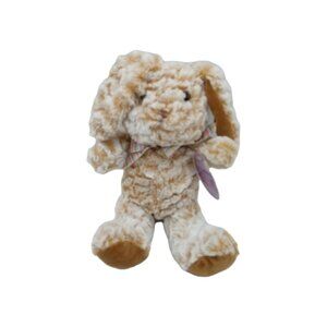 Homerbest Bunny Rabbit Brown Plaid Bow Plush Stuffed Easter Animal